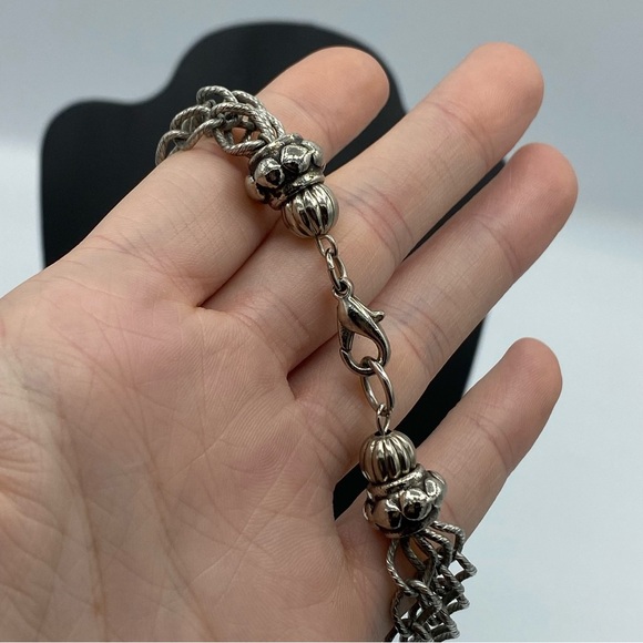 Vintage Bohemian Large Design Stone Leaf Necklace - Picture 4 of 6